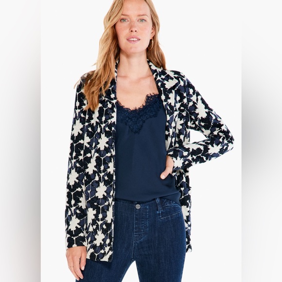 Nic + Zoe Mosaic Mix Knit Blazer - NWT - Size Small - Picture 3 of 14